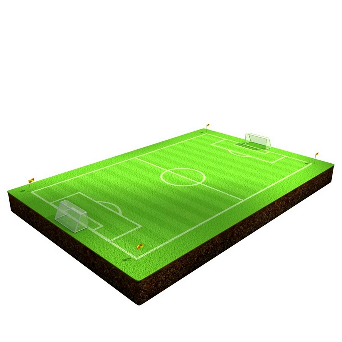3 Д модель футбольного поля архикад