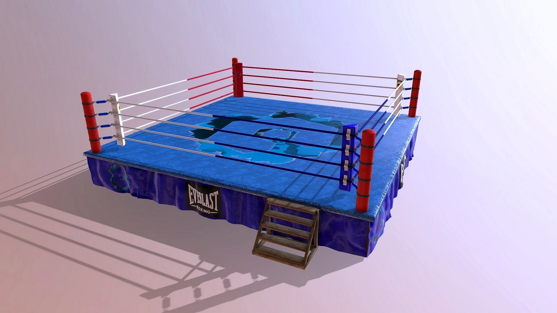 3д модель боксерского ринга