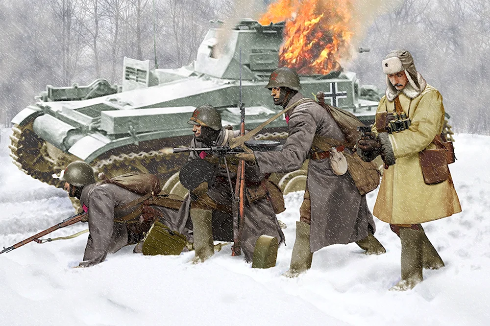 6744 Soviet Infantry Winter 1941