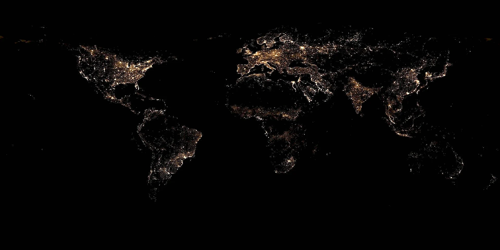 86k Earth Nightlight Map