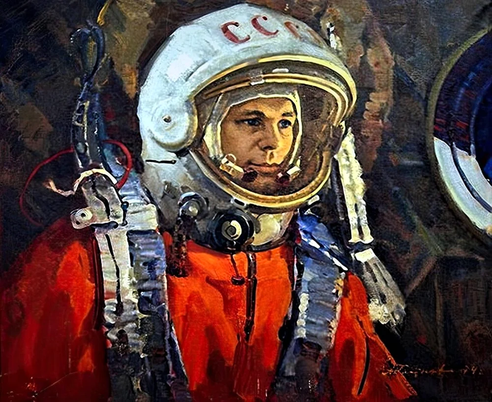 А. И. Плотнов ю.а. Гагарин 1974