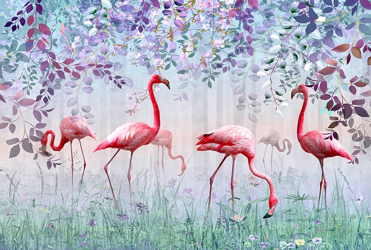 Аффреско фрески Фламинго