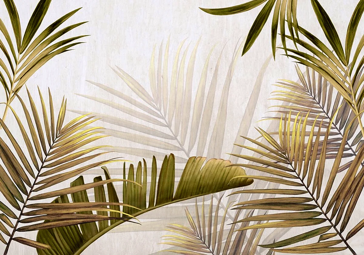 Аффреско пальмовые листья