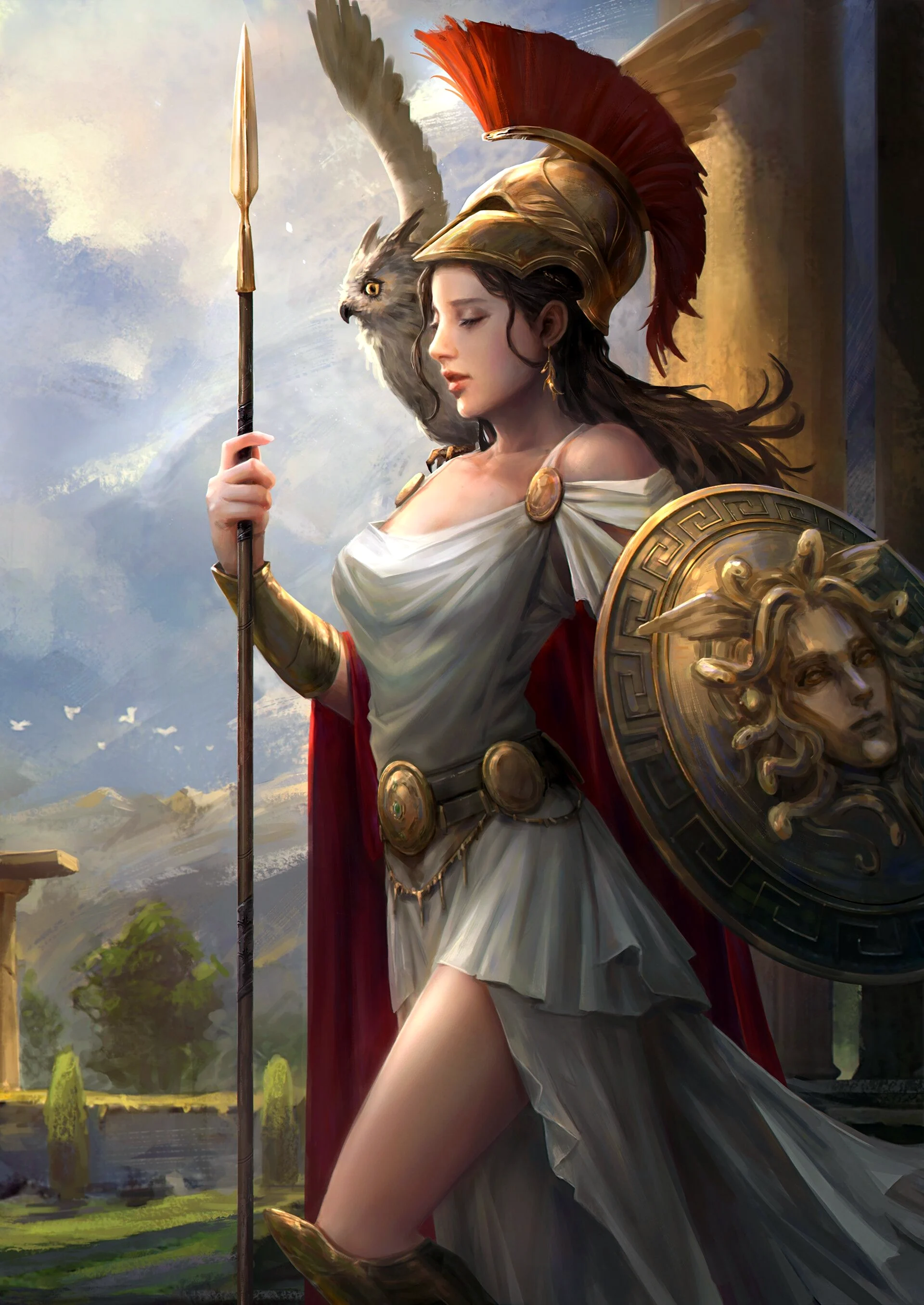 Афина Паллада богиня войны