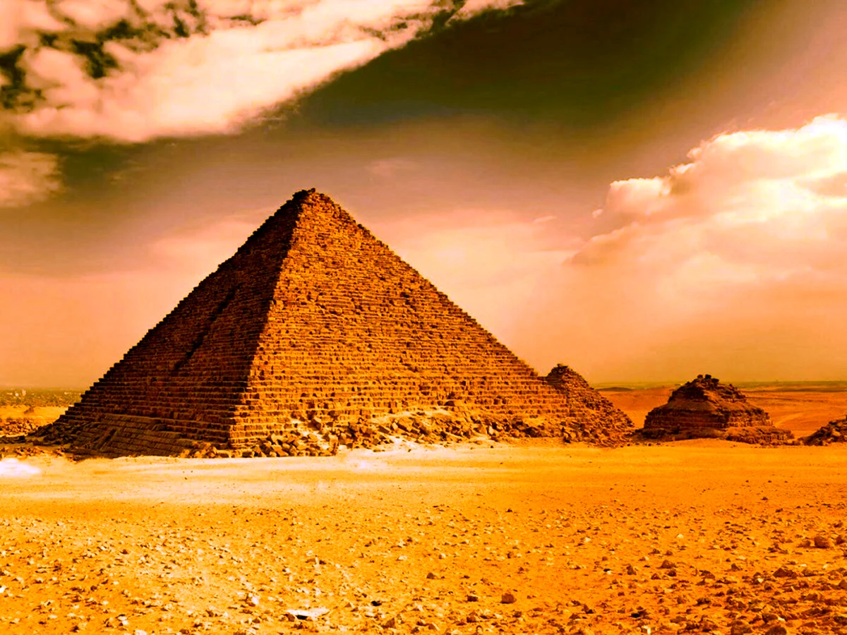 Африка пирамиды Египта