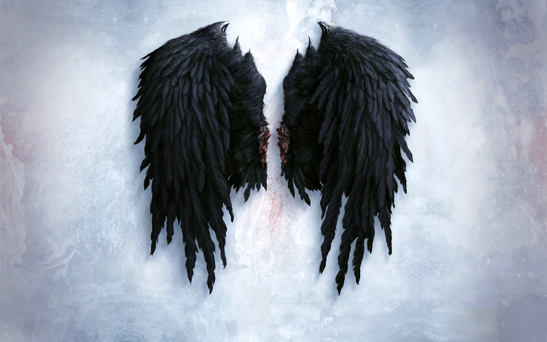 Айон черные Крылья ангела