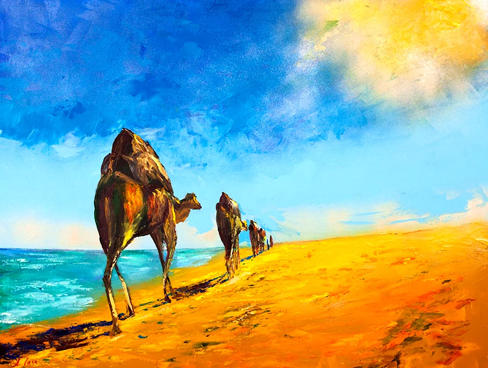Алексей Надэмлинский картина пустыня