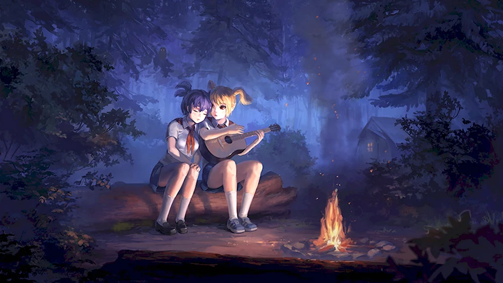 Алиса и Лена Бесконечное лето в лесу
