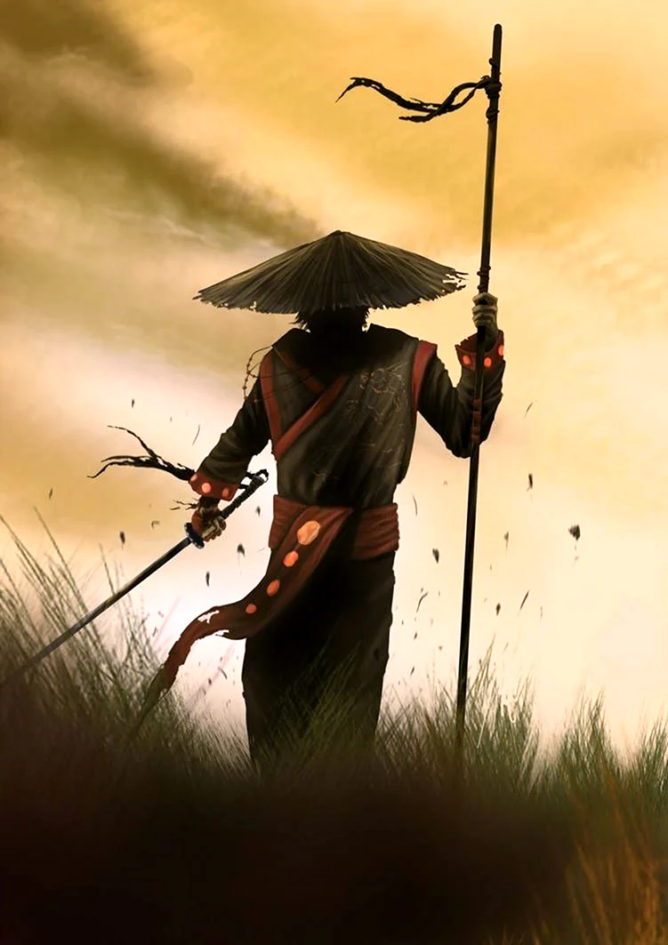 Амигаса головной убор самурая