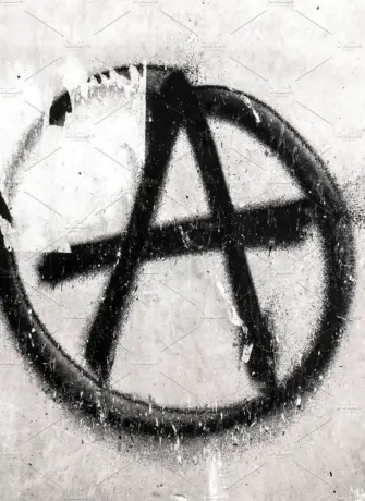 Анархист знак анархии граффити