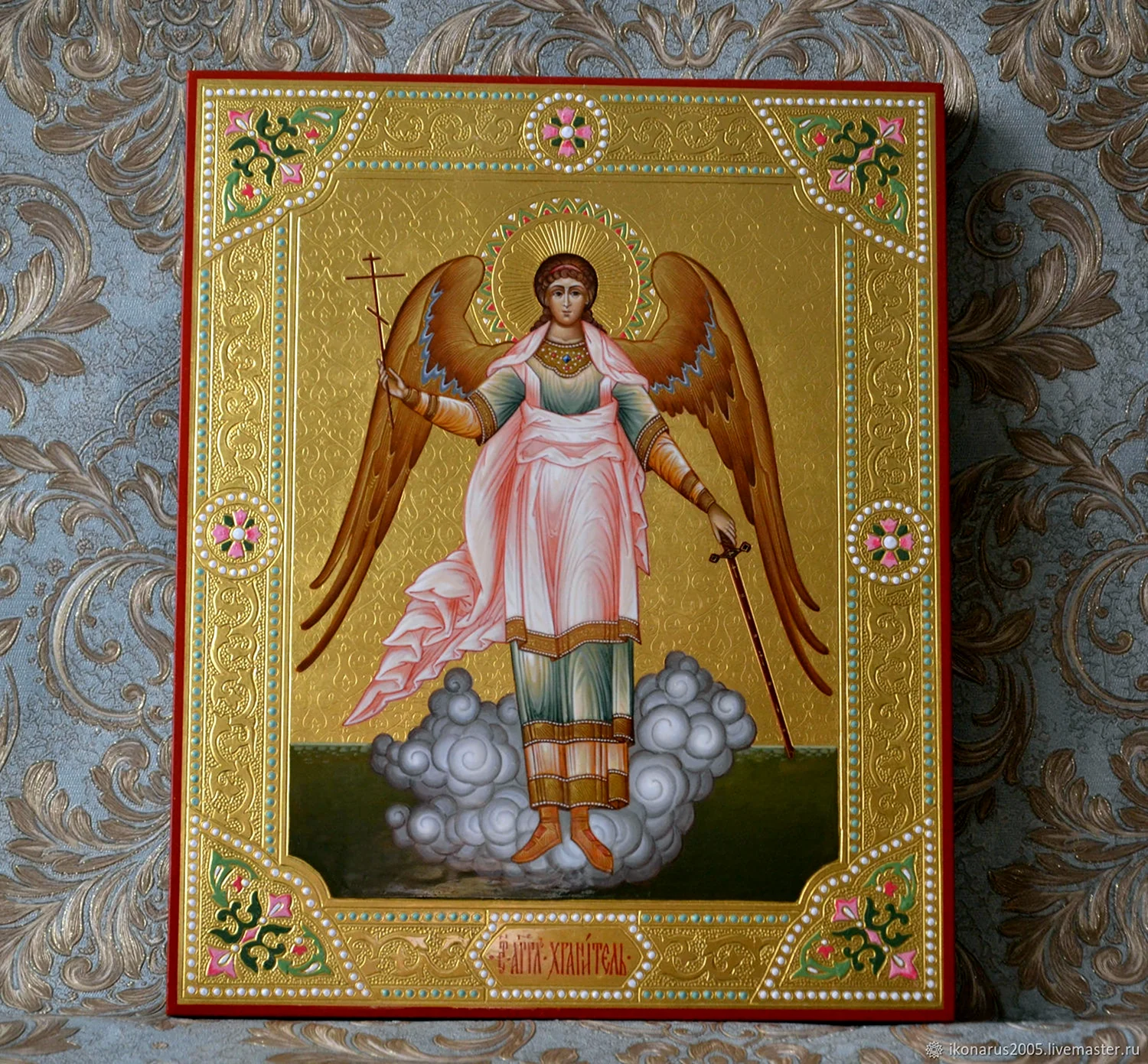 Ангел хранитель с деяниями икона