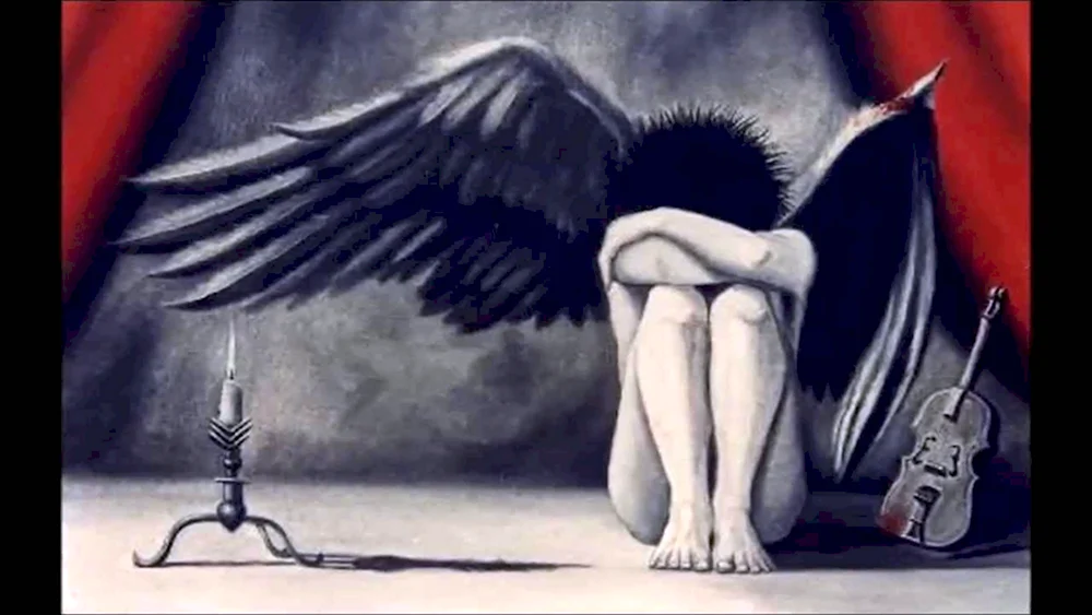 Ангел со сломанными крыльями арт