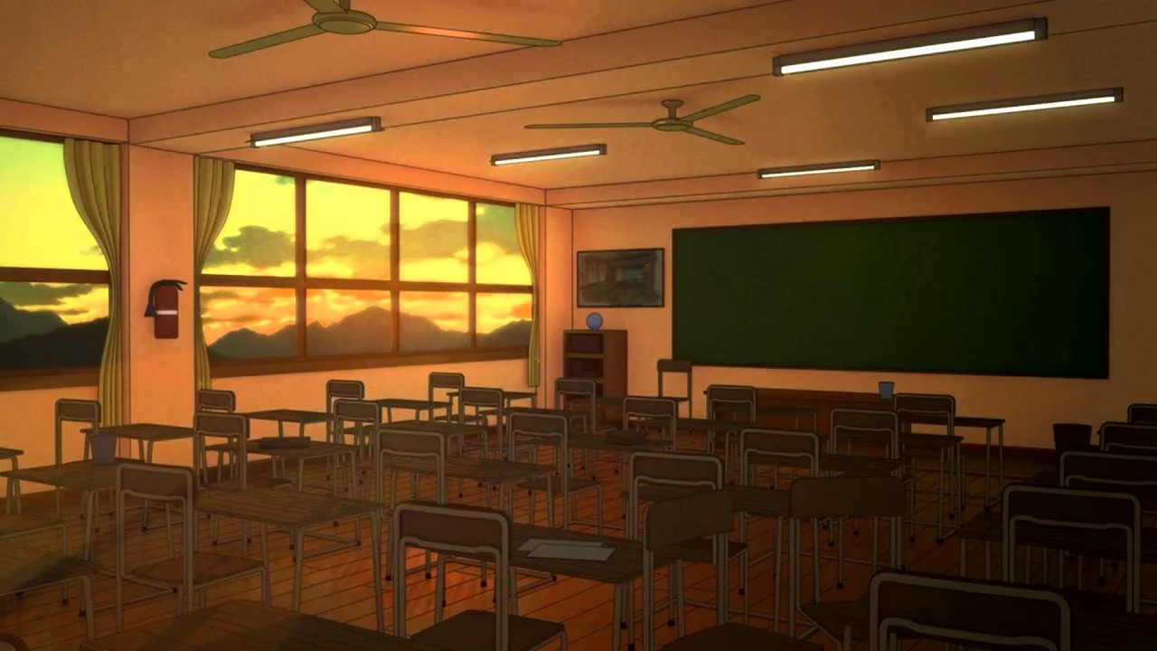 Аниме Classroom Scene