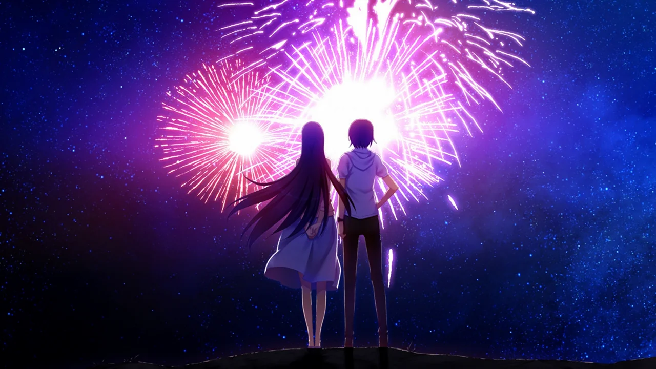 Аниме daoko × Kenshi Yonezu Fireworks