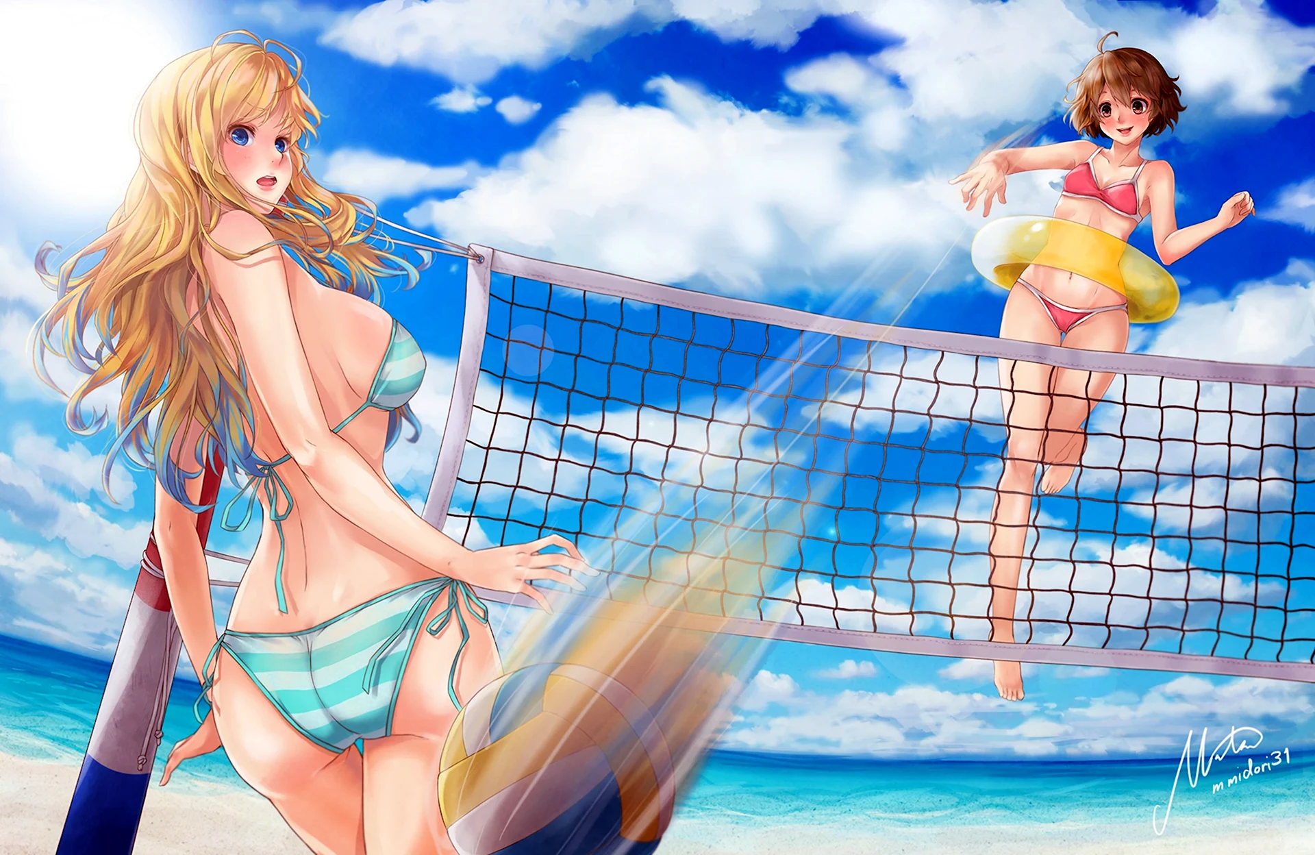 Аниме пляжный волейбол