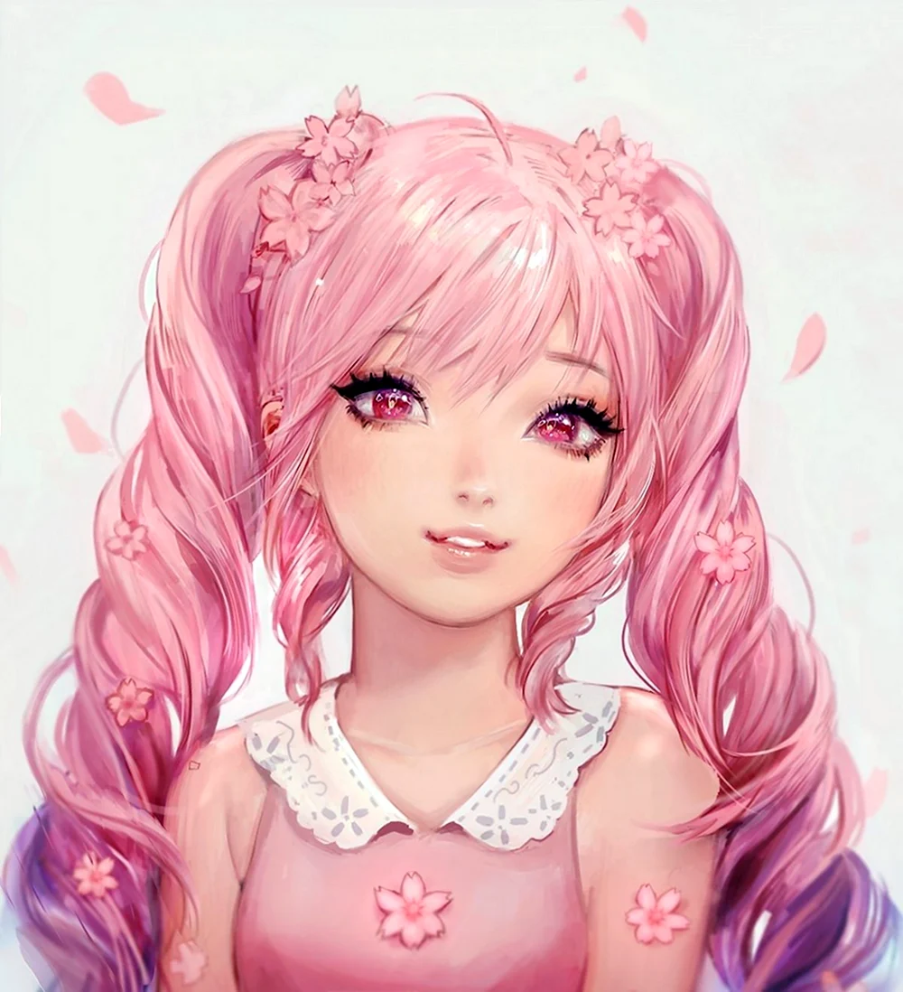 Аниме с розовыми волосами