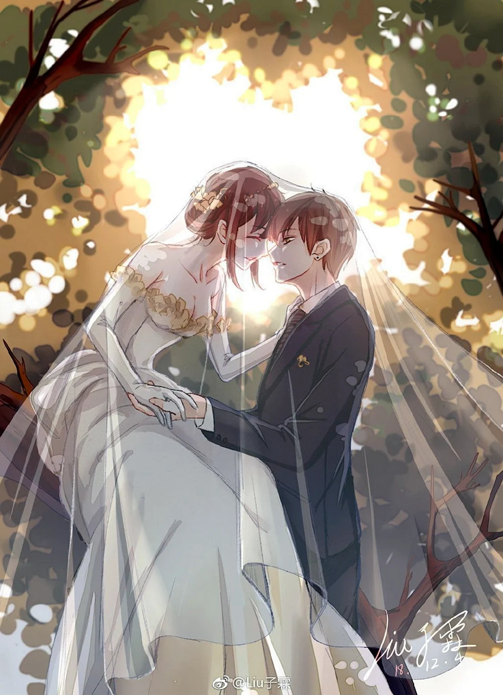 Аниме свадьба anime Wedding