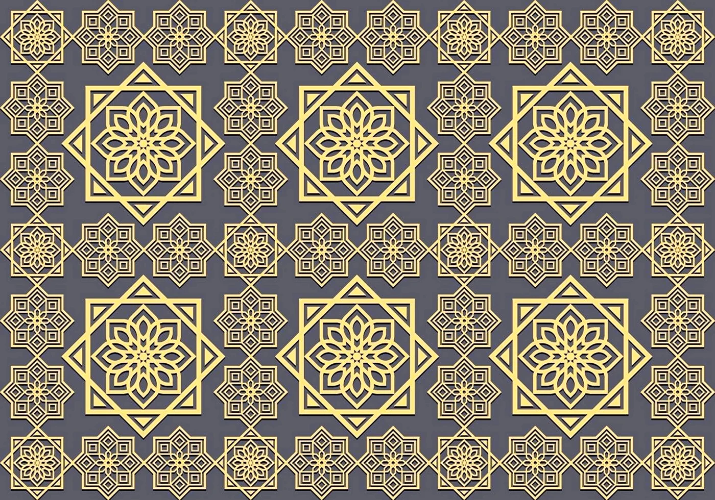Арабский орнамент Гирих вектор