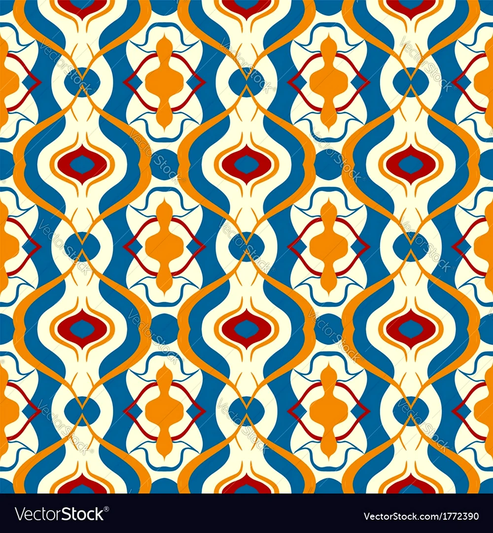 Арабский орнамент на ткани