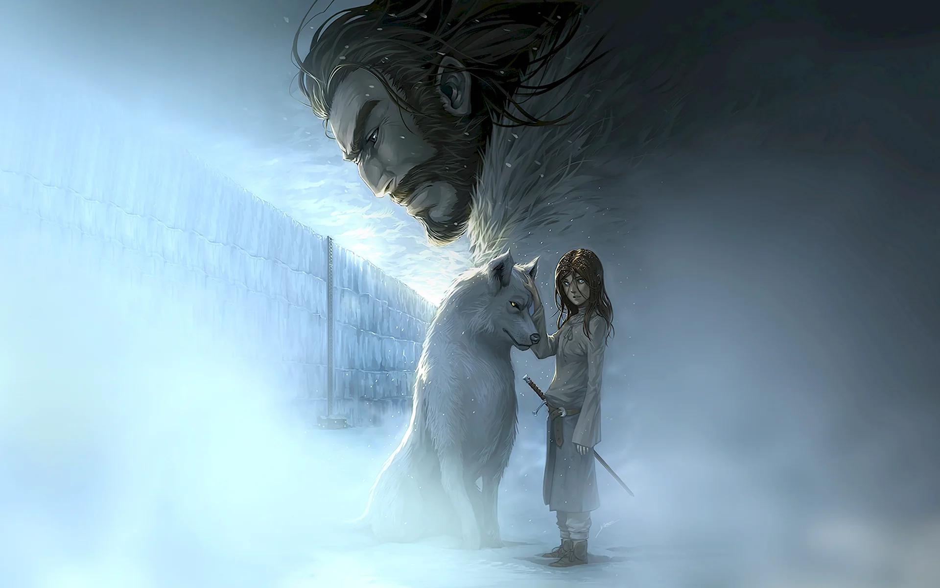 Арья и волк игра престолов