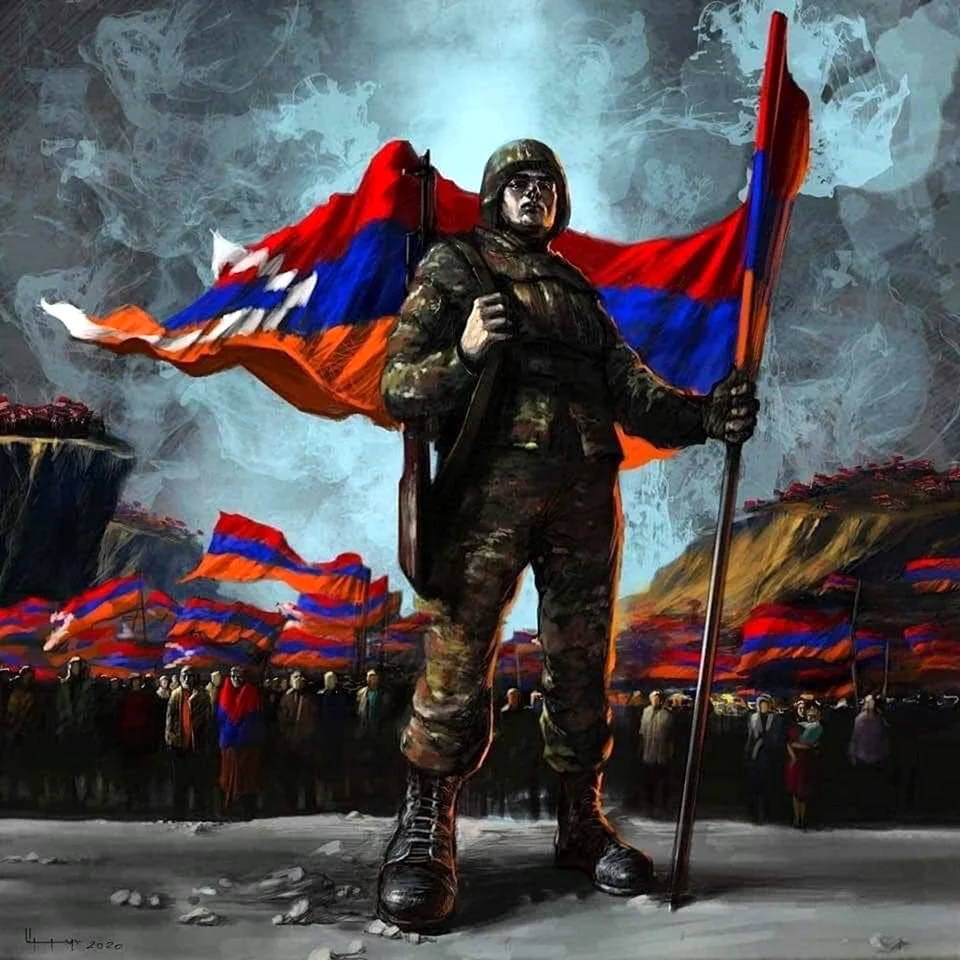 Армянский солдат арт