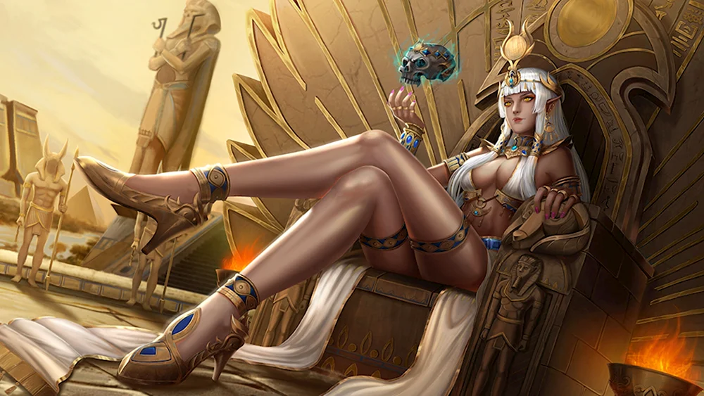 Арт фэнтези Египет Клеопатра