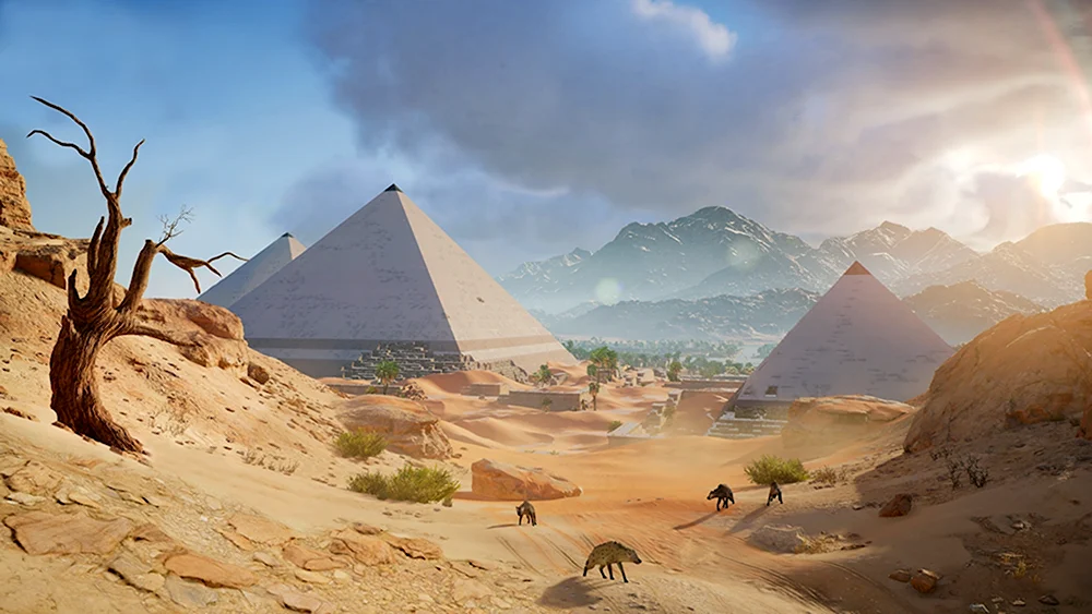 Assassins Creed Origins Египет пейзаж
