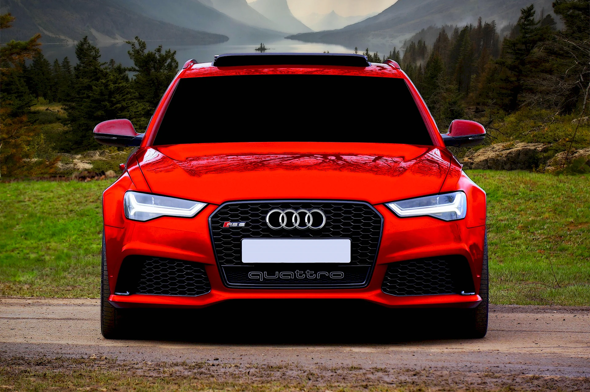 Audi rs6 Red