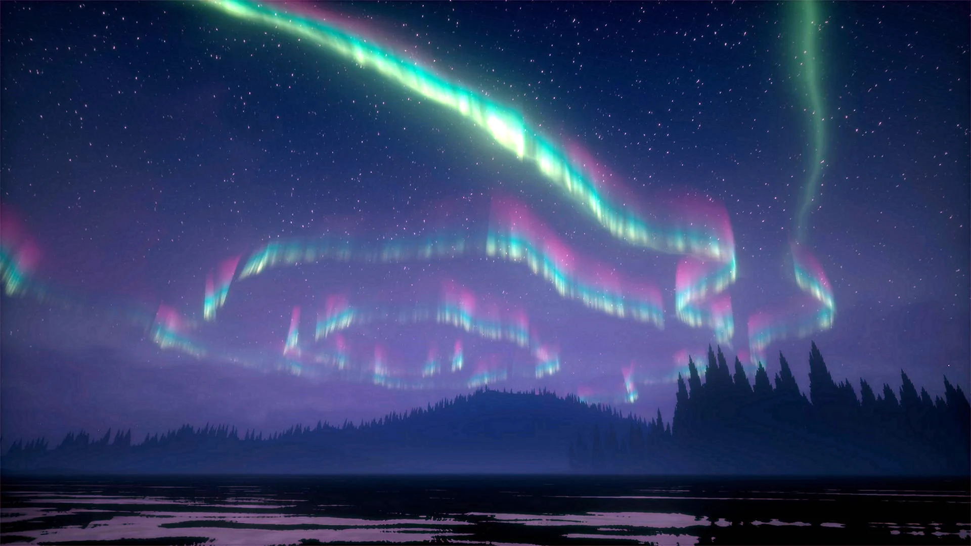 Aurora Borealis Северное сияние