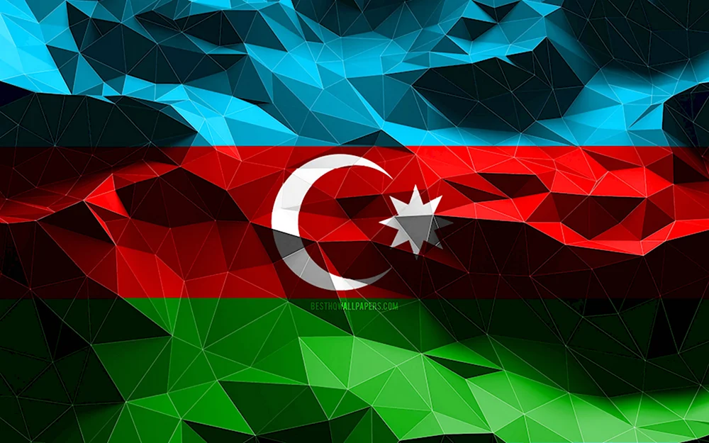 Азербайджан флаг 4k