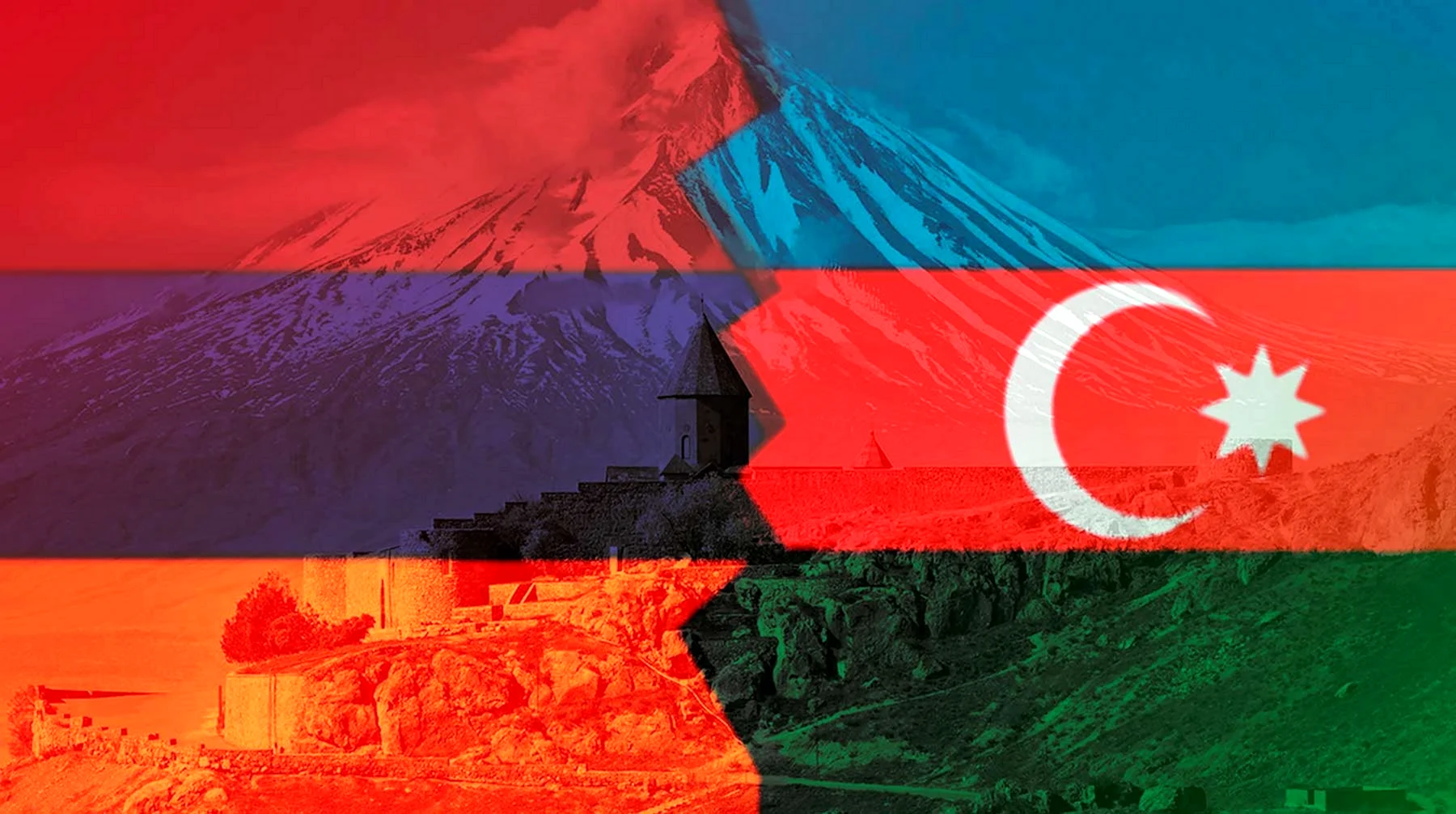 Azerbaijan флаг Armenia