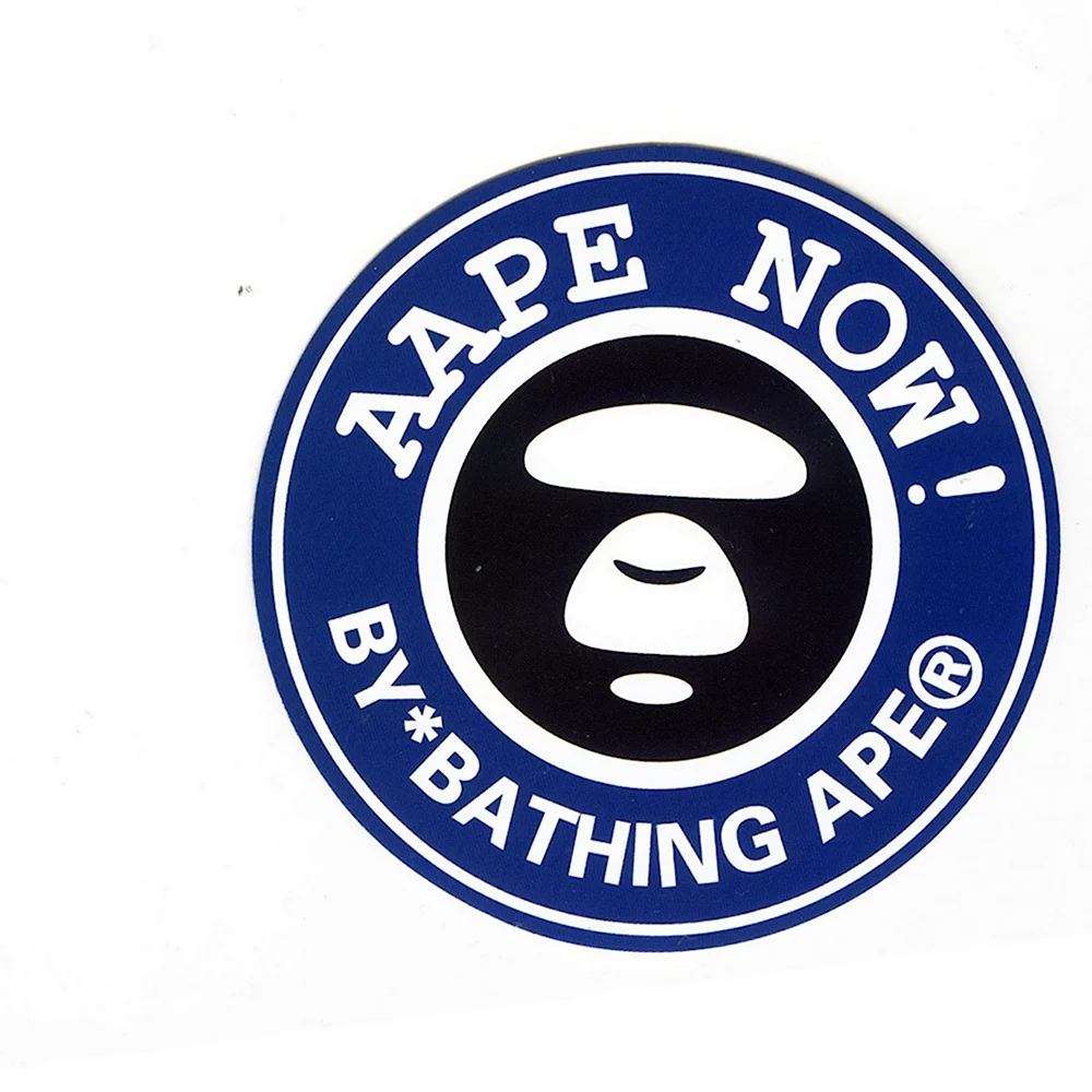 Bape логотип наклейка