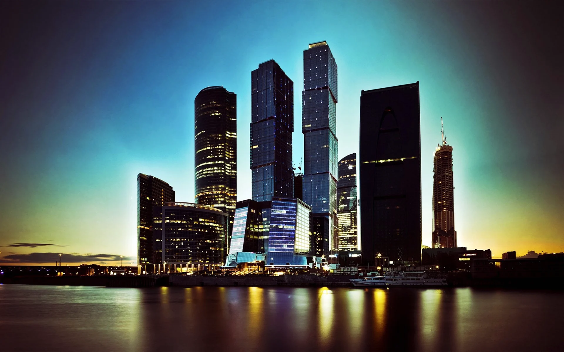 Башни Близнецы Москва Сити