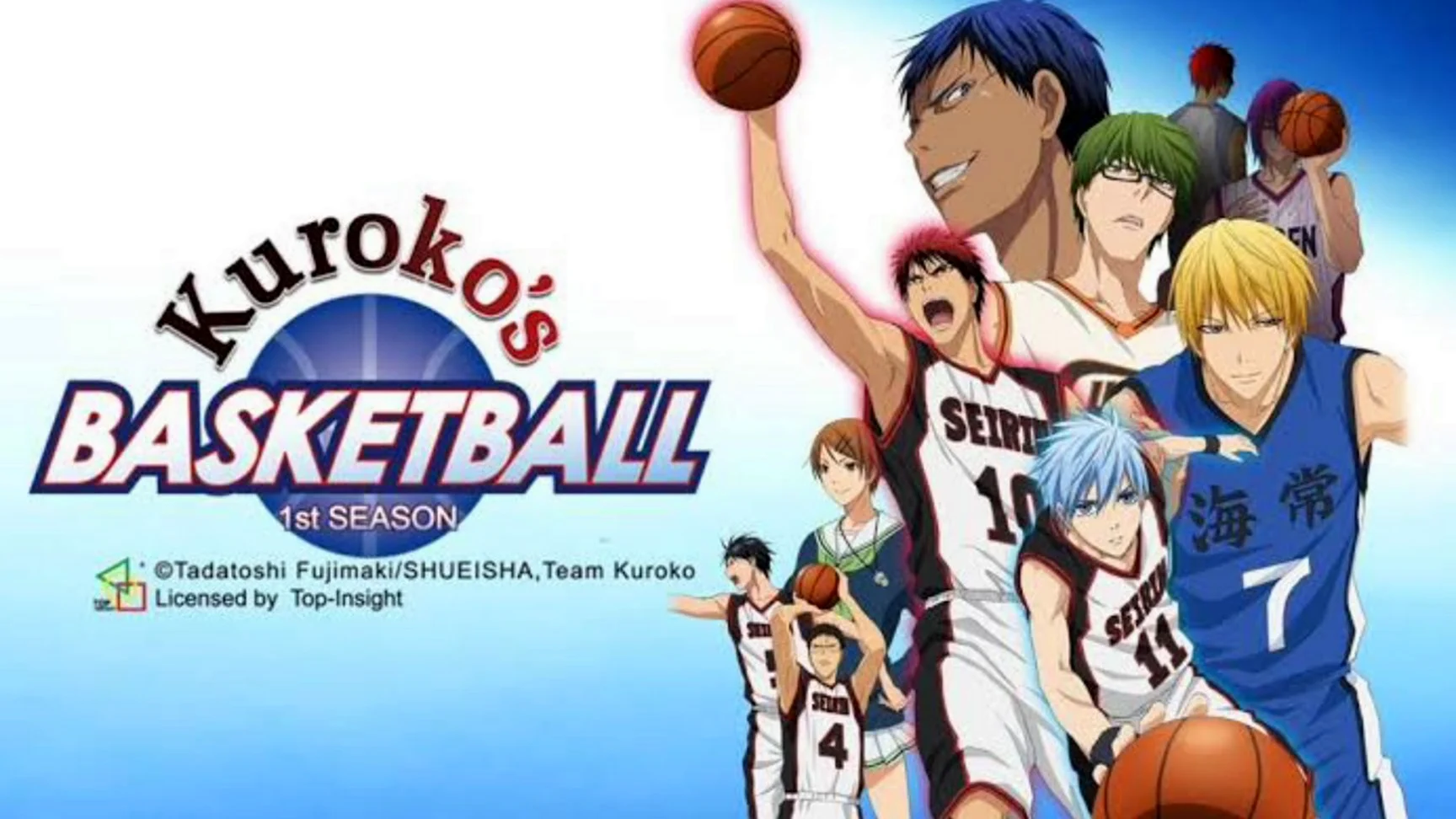 Баскетбол Куроко аниме надпись