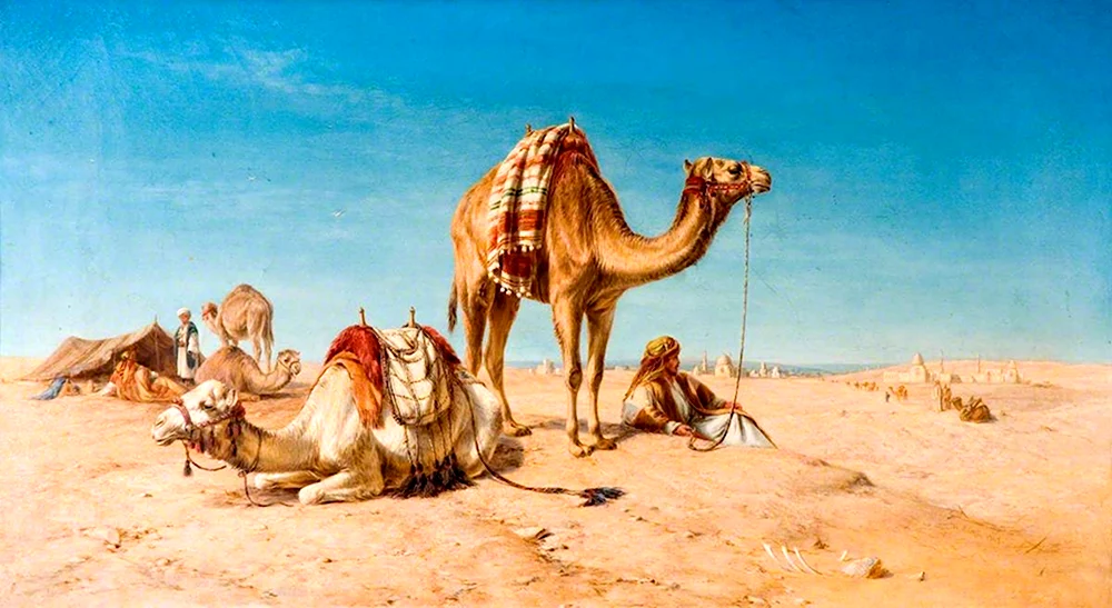 Бедуины Караван живопись