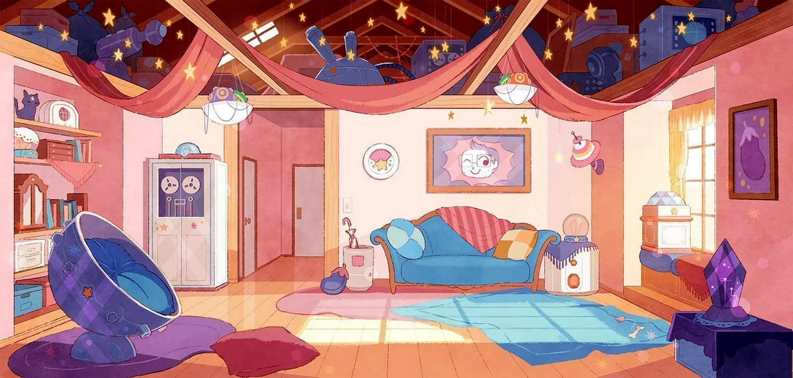 Bee and Puppycat комната