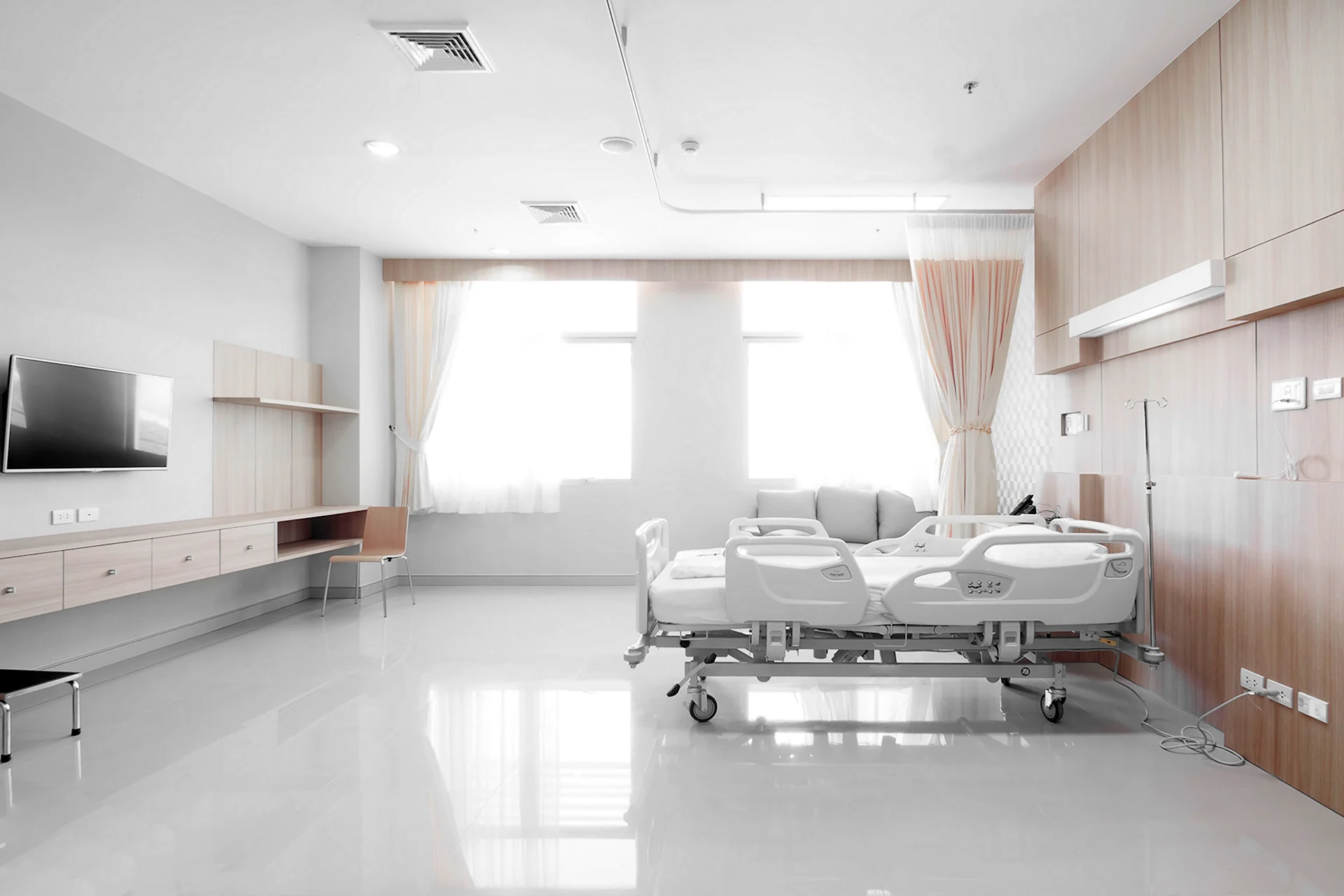 Белая комната больница