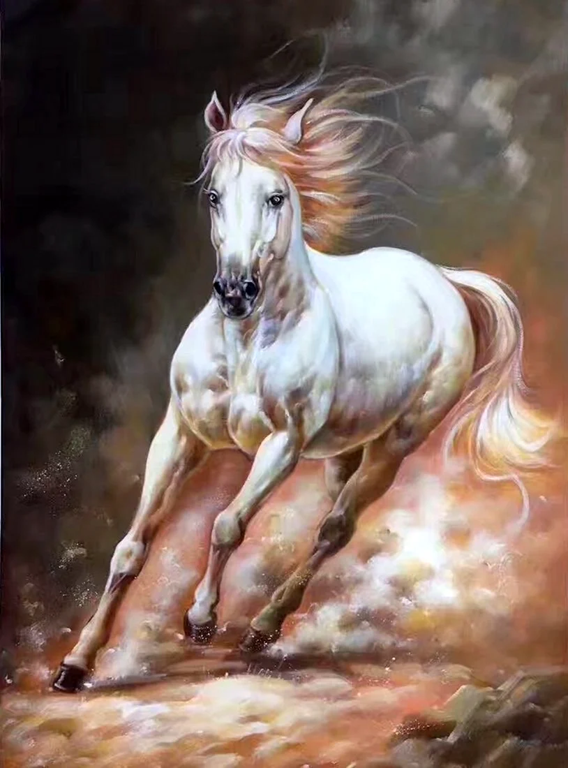 Белая лошадь фэнтези