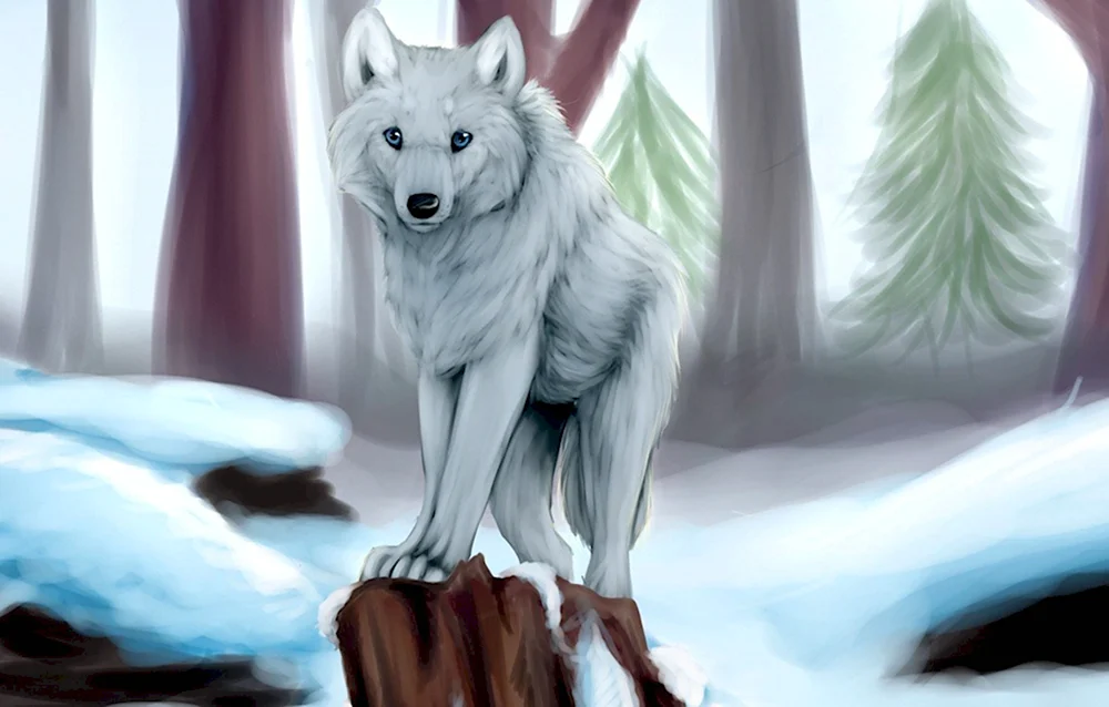 Белая волчица Эная