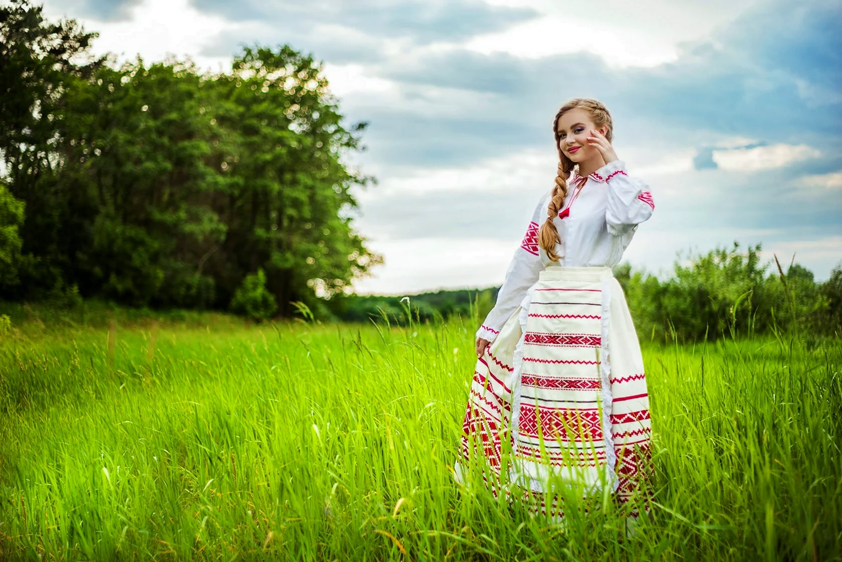 Белорусский костюм для девочки