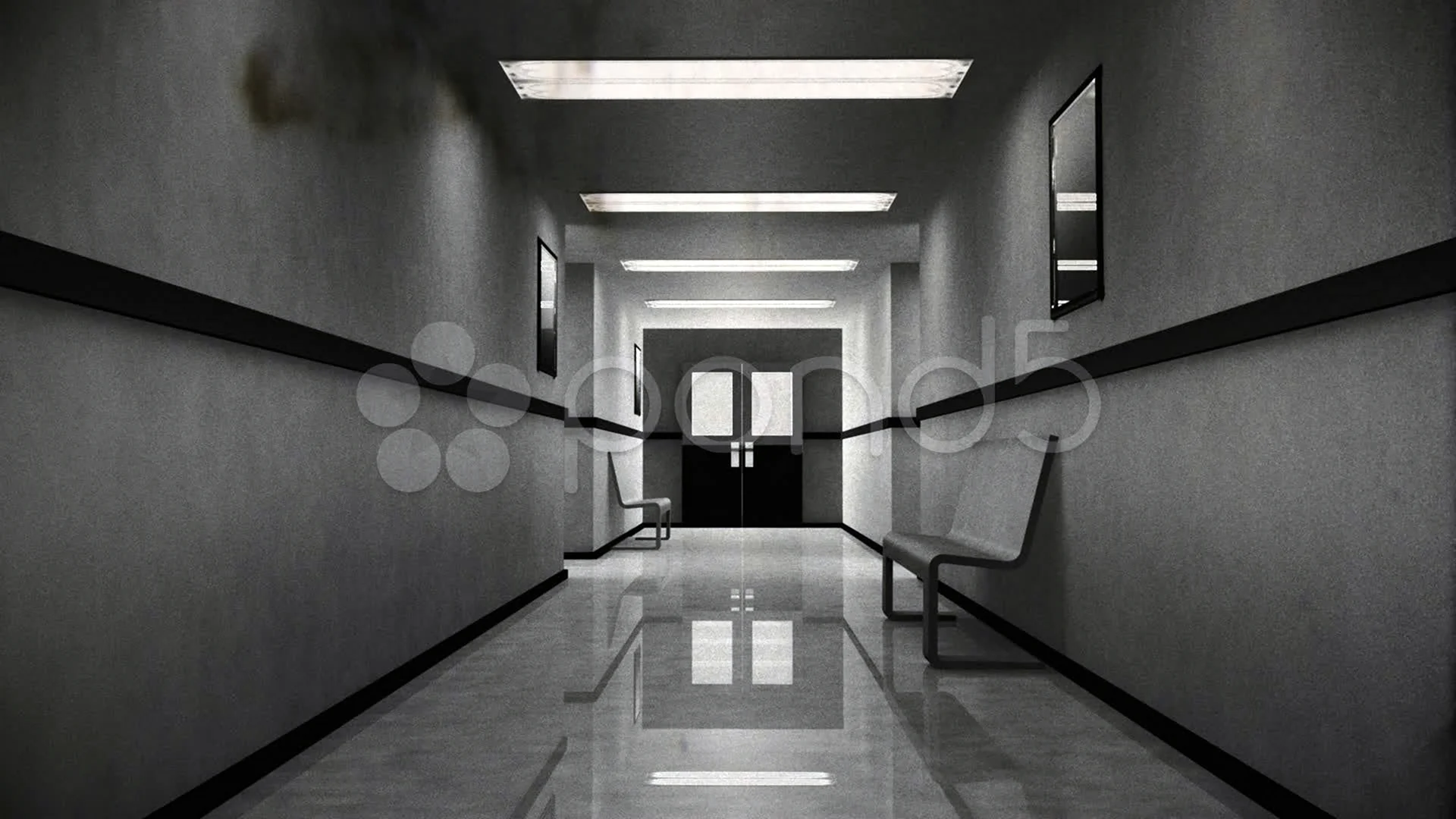 Белый коридор лаборатория