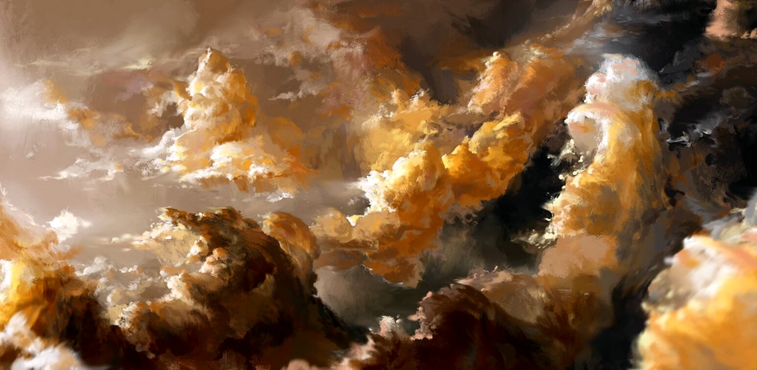 Бежевые облака