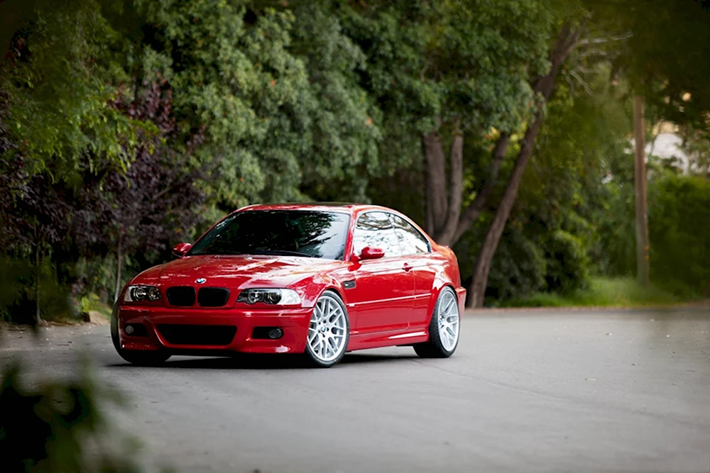 BMW e46 Coupe Red