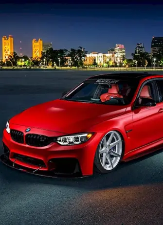 BMW m3 красная