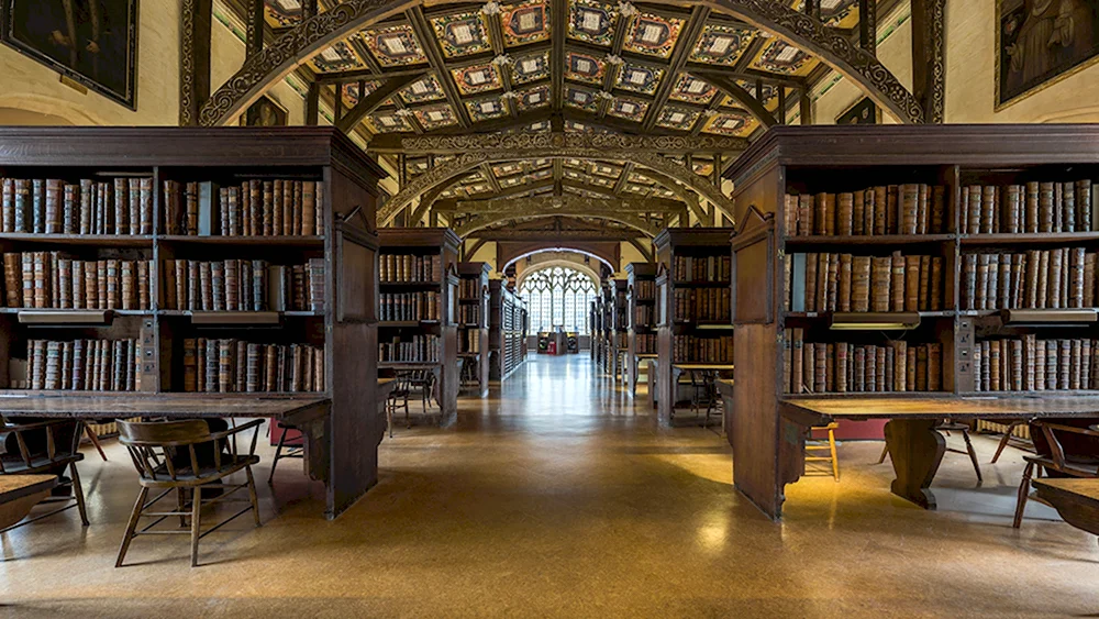 Бодлианская библиотека Оксфорд