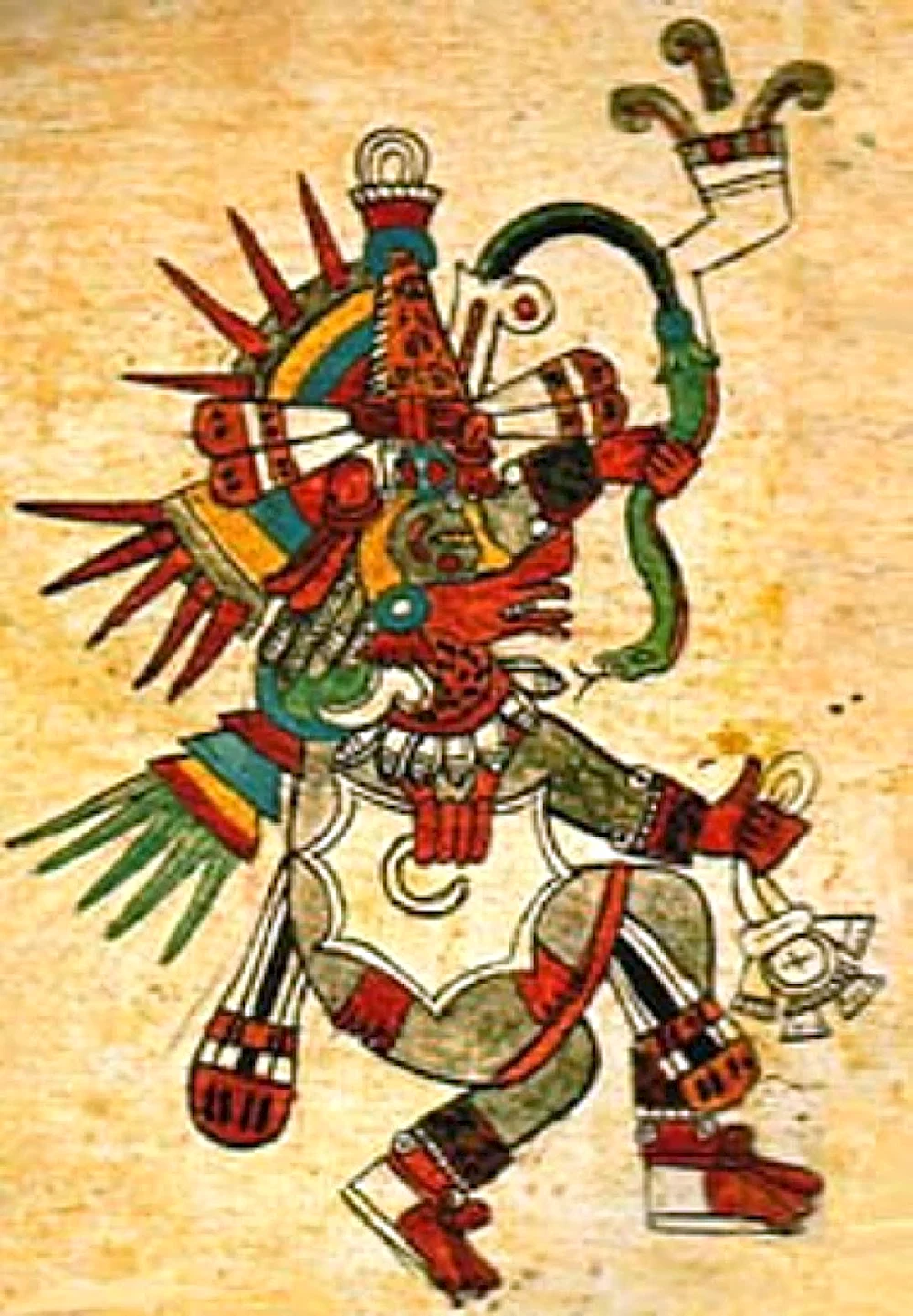 Бог ацтеков Кецалькоатль