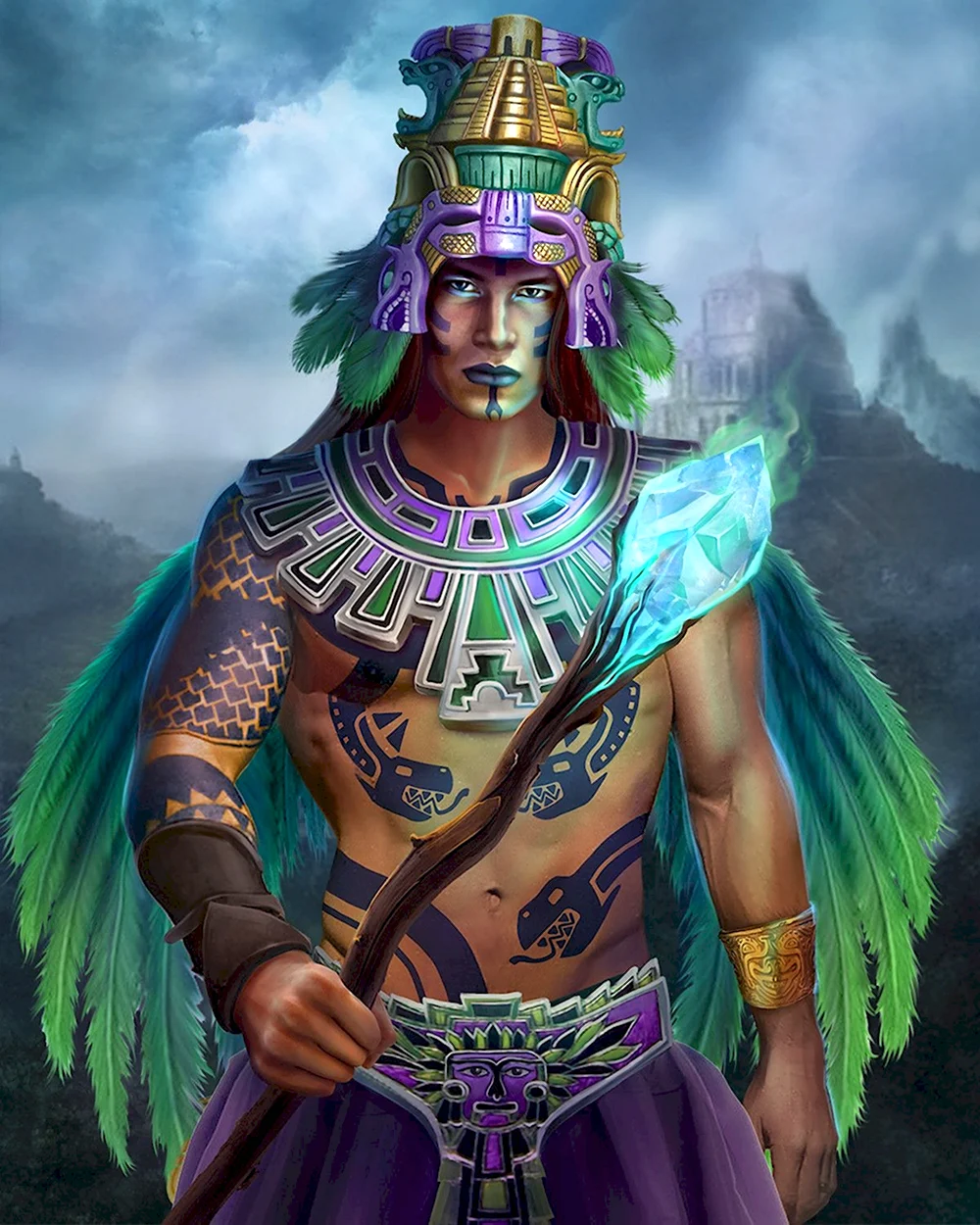 Бог ацтеков Кецалькоатль