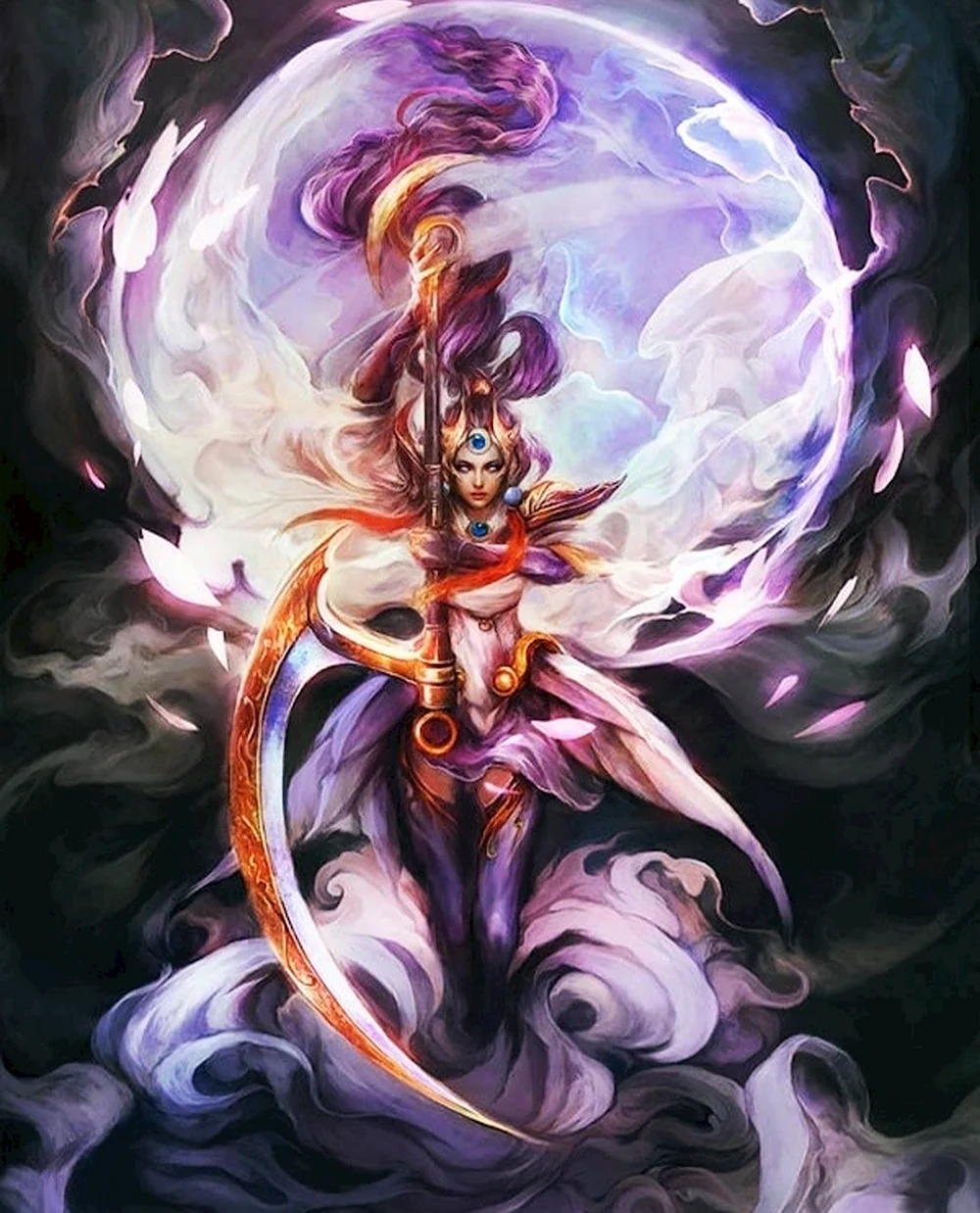Богиня Луны Диана лига легенд