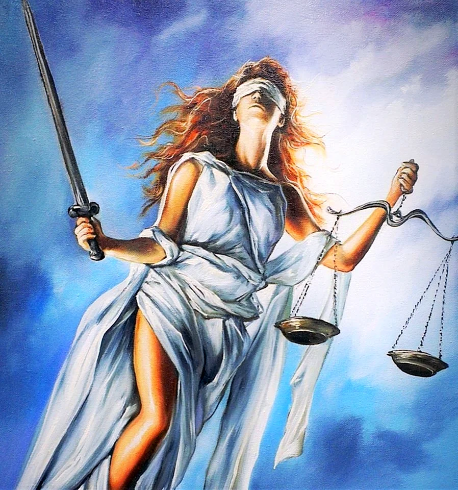 Богиня правосудия Темис Фемида