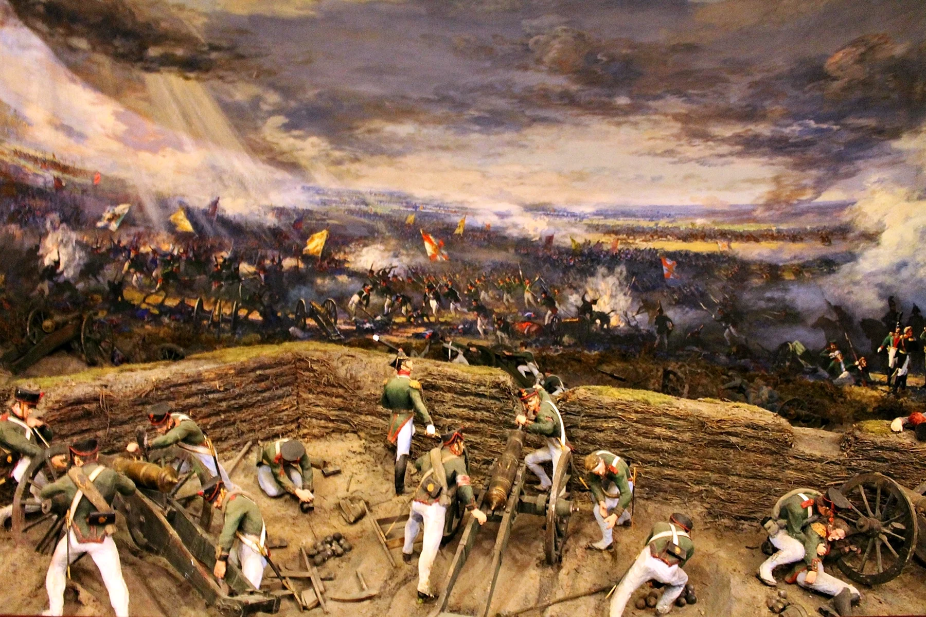 Бородинское сражение поле битвы